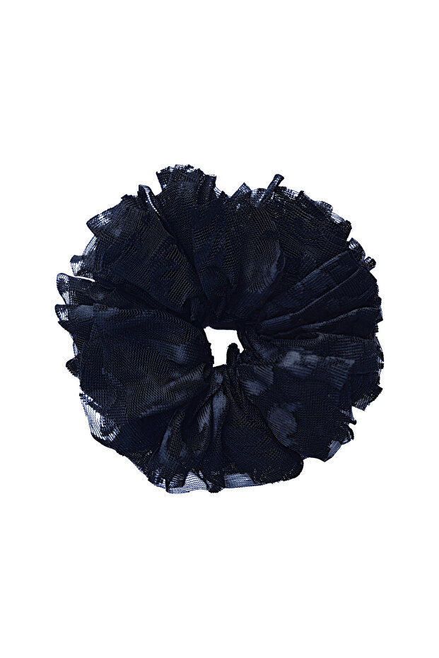 Black Tulle Bun Buckle