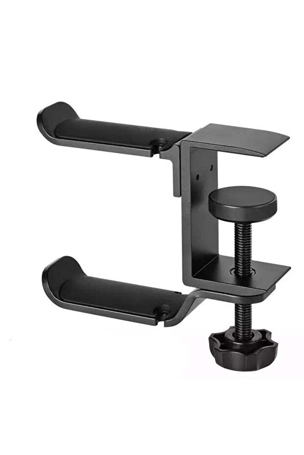 Double gaming headset stand with adjustable clamps, Techone HeadSet Stacker 2 - 1