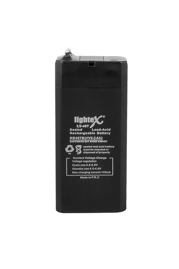 Lightex LT-407 4 Volt 0.8 Amper Akü - 4