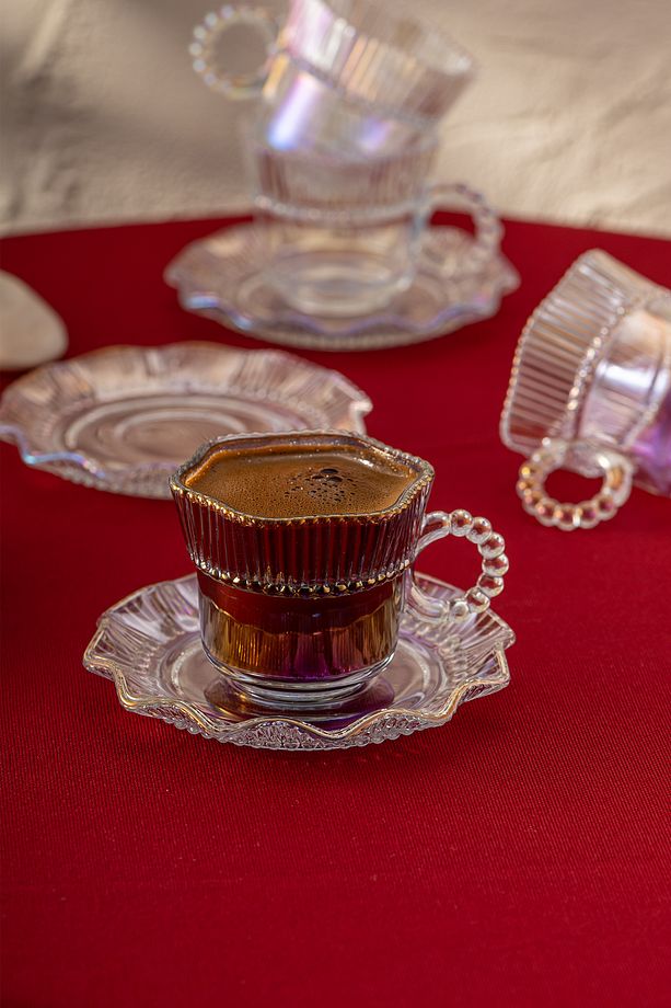 Hatrı Var Gökkuşağı 80 ml 6'lı Kahve Fincan Takımı - 3