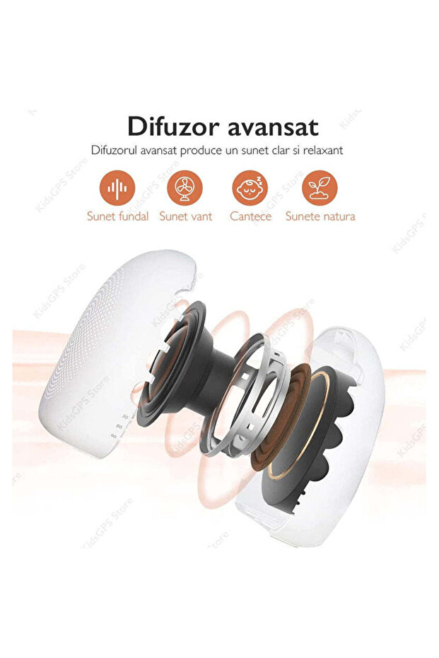 Συσκευή ήχου W17 λευκή - 3