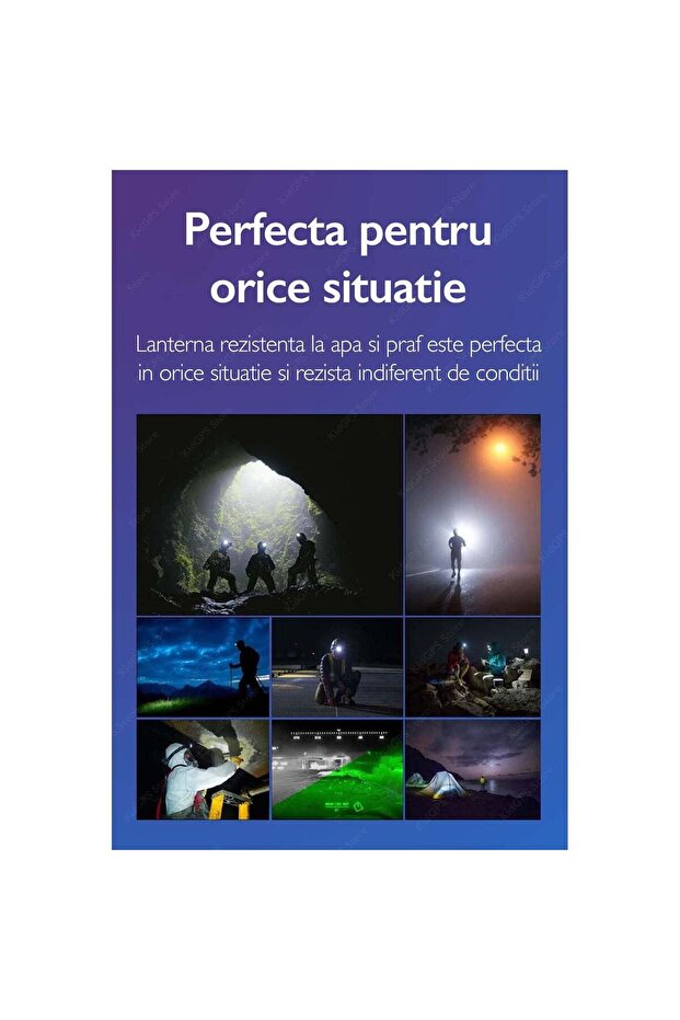 W689-3 LED head torch - 2