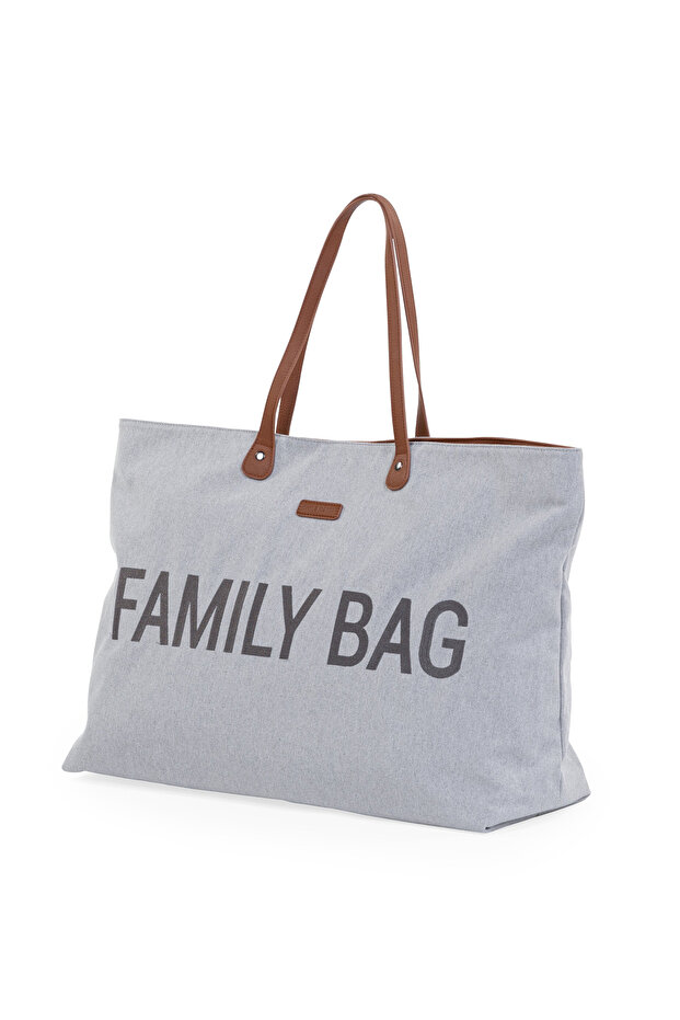 Family Bag Canvas, Gray