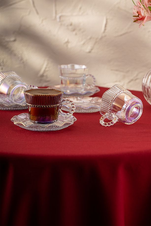 Hatrı Var Gökkuşağı 80 ml 6'lı Kahve Fincan Takımı - 5