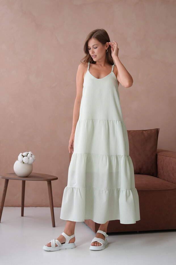 Ριγέ Φόρεμα - 7