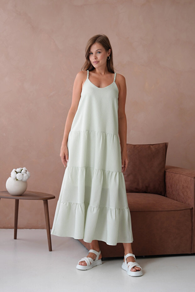 Ριγέ Φόρεμα - 6