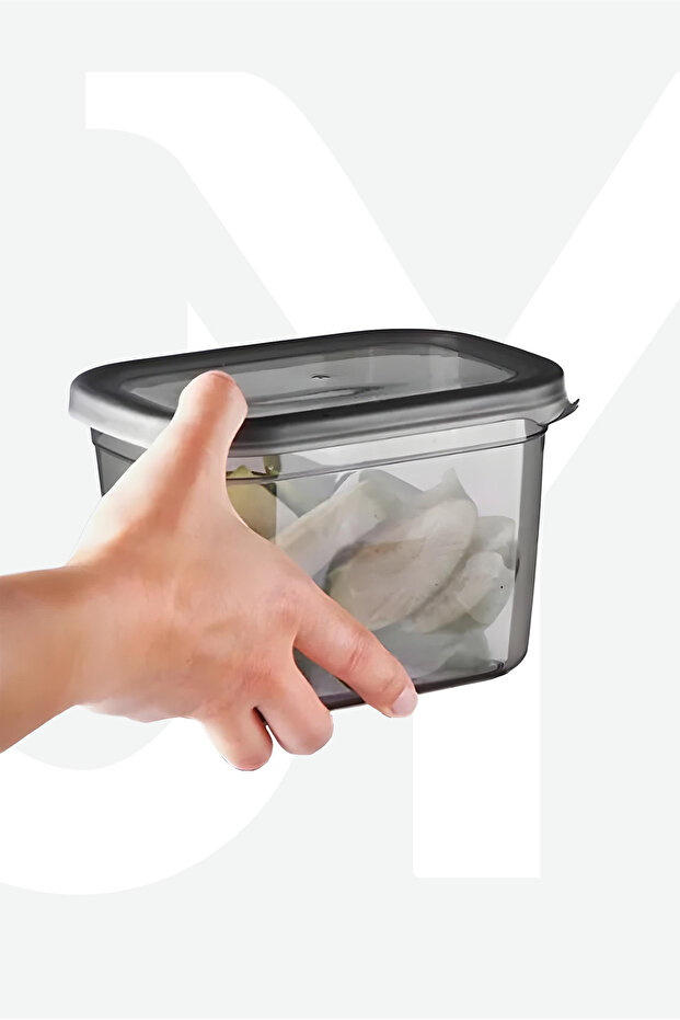 Set of 9 1300 ml Moly Rectangular Storage Containers – with Labels, Lids and Suitable for Multiple Uses - 3