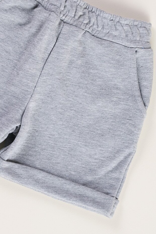 Basic Duble Paça Erkek Şort %100 Pamuk - 3