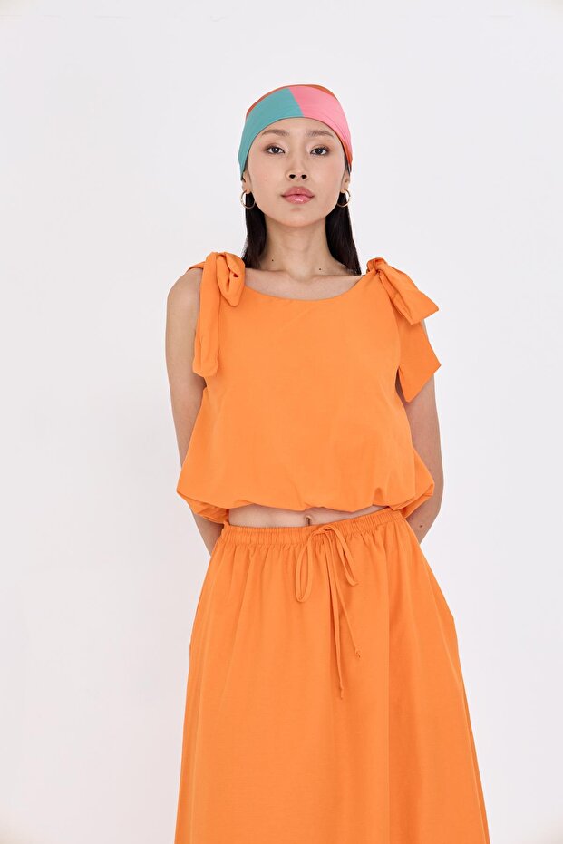 Balon Poplin Bluz - 7