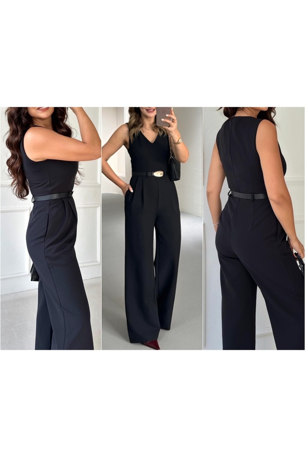 V yaka krep tulum - 6