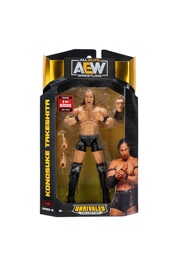 Jazwares Aew Characters Model Action Figures S16 Konosuke Takeshita 16 - 5