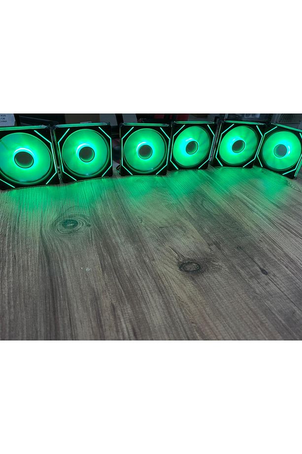 Dragon 6lı Fan seti 3x Reverse 3x düz fan aRGB Reset buton yönlendirmeli fan seti - 6