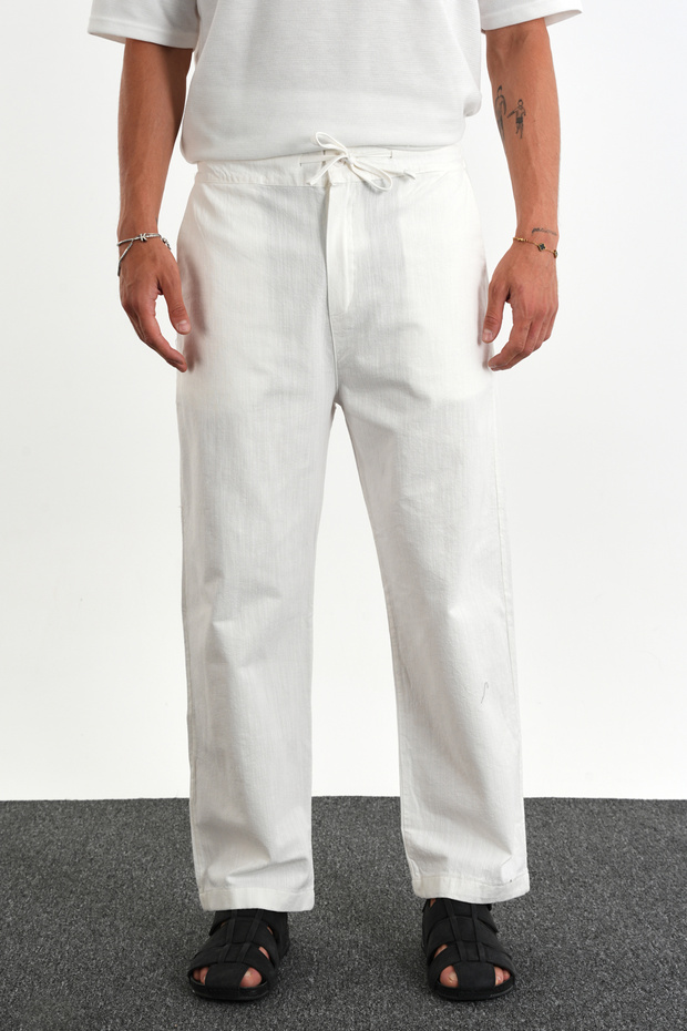Sartor Belted Elastic Comfortable Fit Trousers New Season
