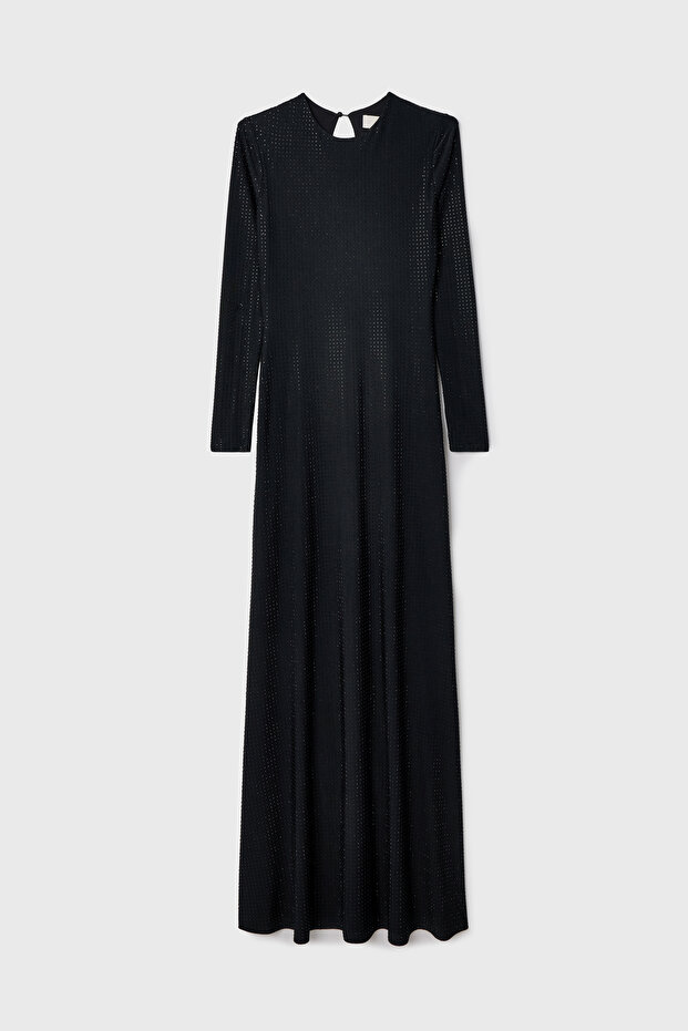 Mert Aslan Taşlı Örme Elbise - 7