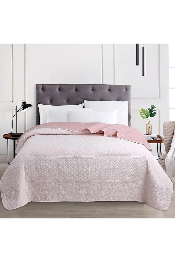Çift Taraflı 160 x 220 cm Tek Kişilik Yatak Örtüsü - Yastık Kılıfsız - 2