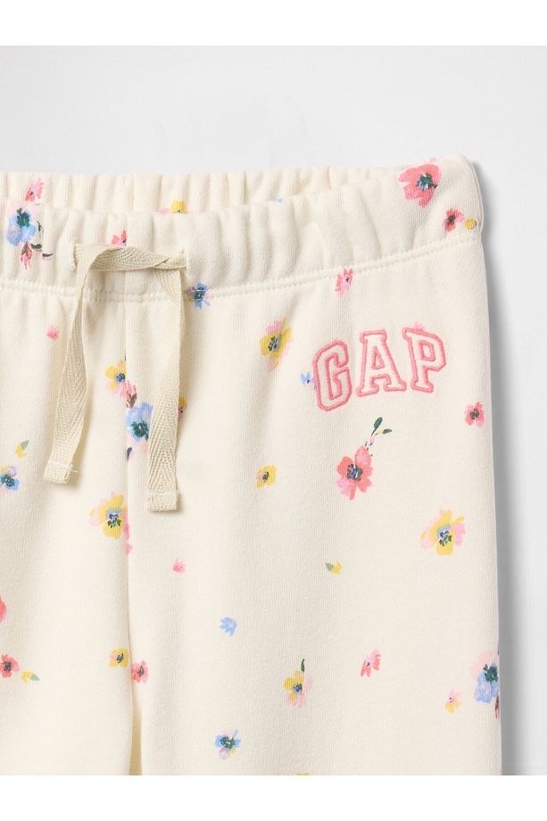 Kız Bebek Bej Gap Logo Pull-On Jogger Eşofman Altı - 2
