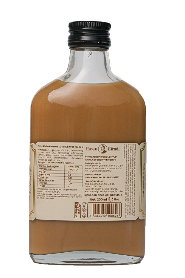 Photo inspiration: Hasan Efendi̇ Ç K Cold Brew Coffee Hazelnut Lactose Free Photo Inspiration