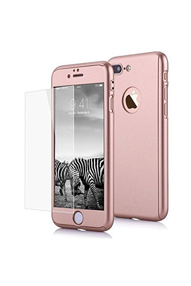 MyStyle Rose - Gold FullBody Case for Apple iPhone 7 Plus 360 degree full coverage with foil - 2
