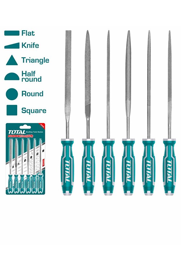 6 Parça İnce Eğe Seti - 1