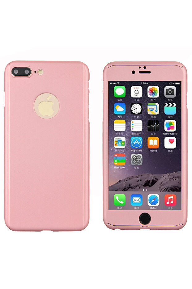 MyStyle Rose - Gold FullBody Case for Apple iPhone 7 Plus 360 degree full coverage with foil - 3