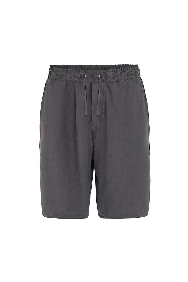 Oversize Modal Kumaş Bermuda Şort Antrasit - 2