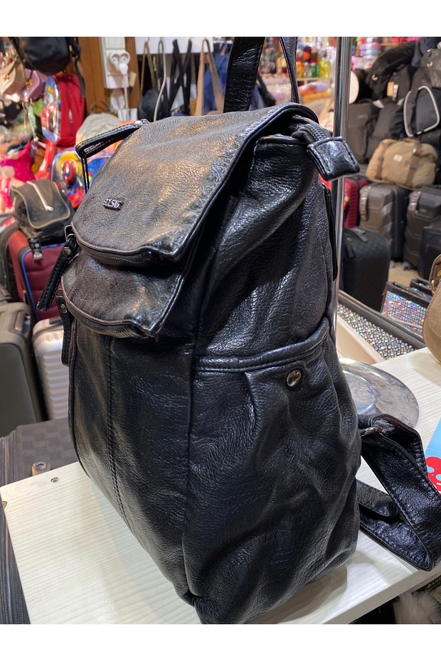 Yıkama Deri Çanta - 4