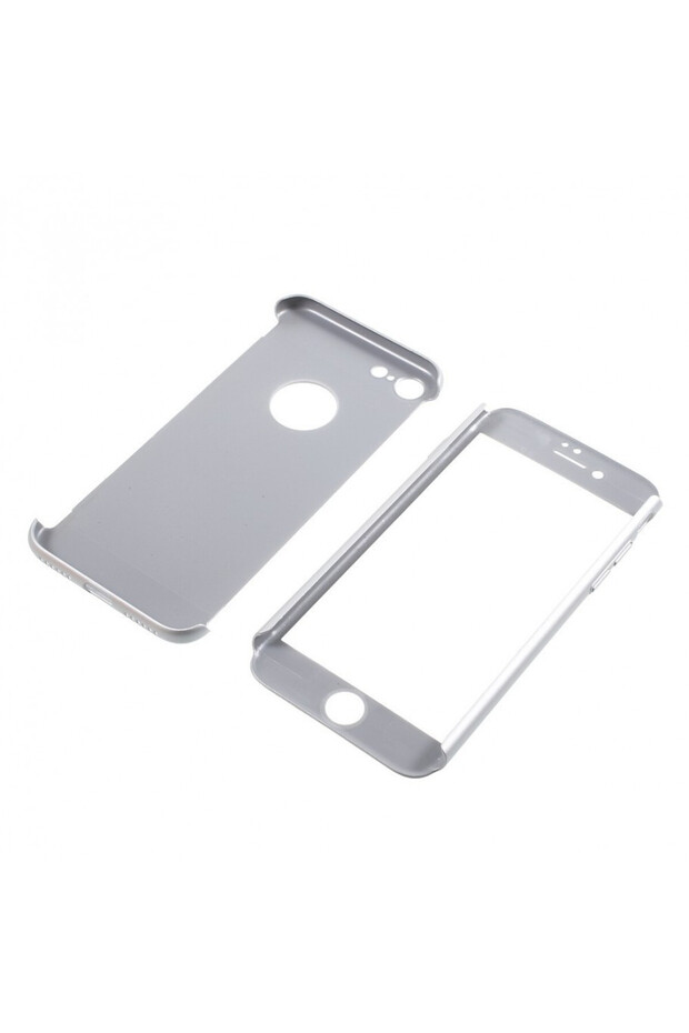IPAKY full protection case for iPhone 6 / 6s, silver - 1
