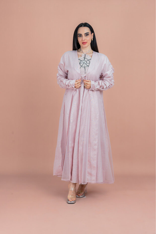 طقم ملابس محتشمة فريد من قطعتين - 1