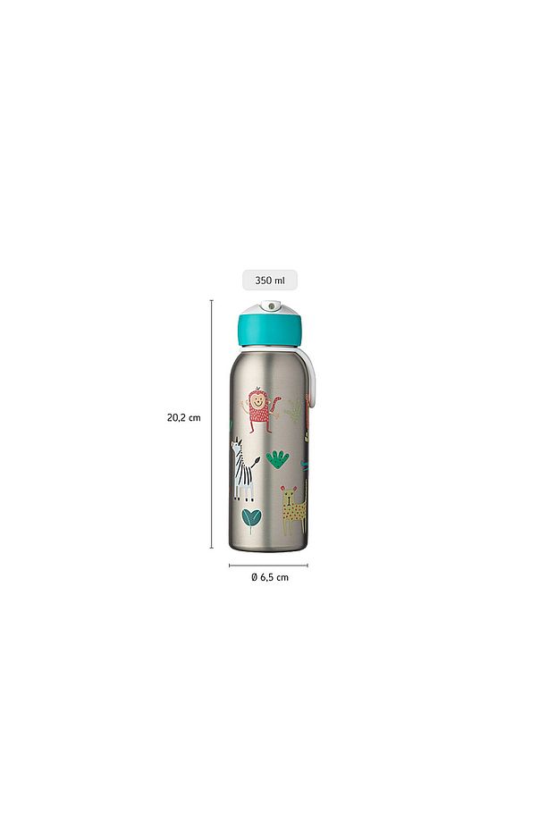 İnsulated Bottle Flip Up Campus Açılır Kapanır Termos Su Şişesi 350 Ml - 2