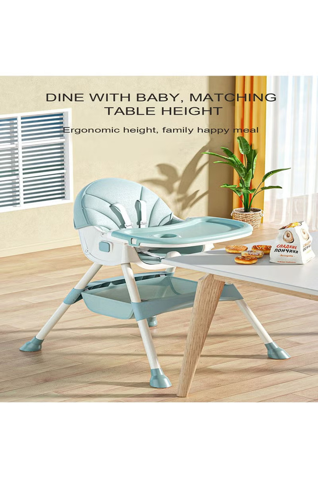 كرسي طعام قابل للطي قابل للتعديل متعدد الوظائف - 6