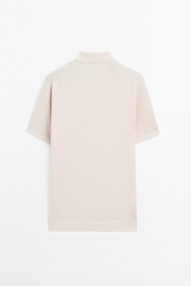 Triko V yaka polo t-shirt - 8