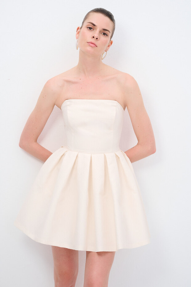 Night Zoom Jakar Mini Elbise - 4