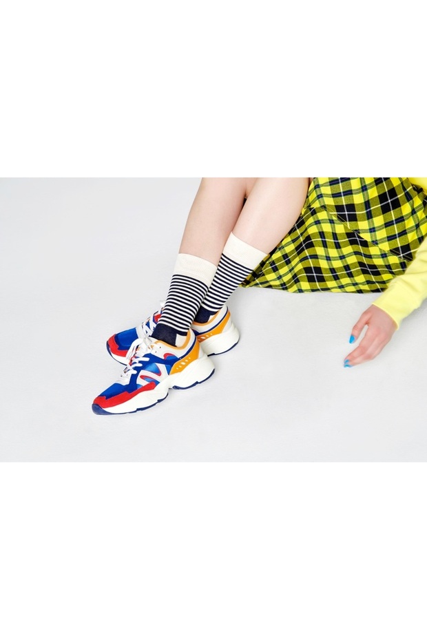 جورب نصف مخطط - 4