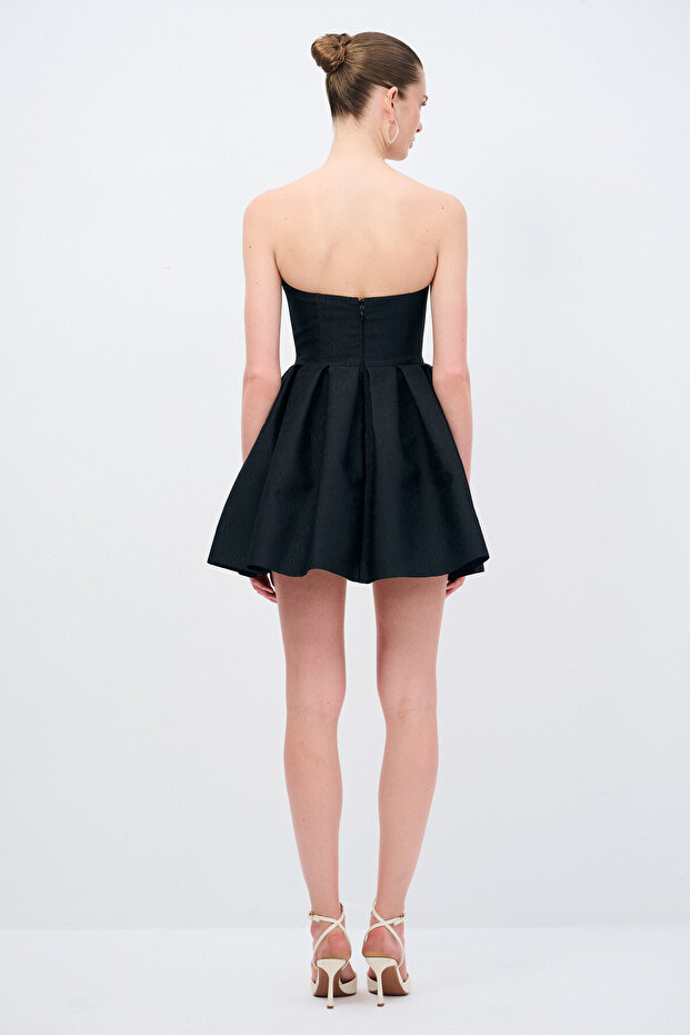 Night Zoom Jakar Mini Elbise - 6