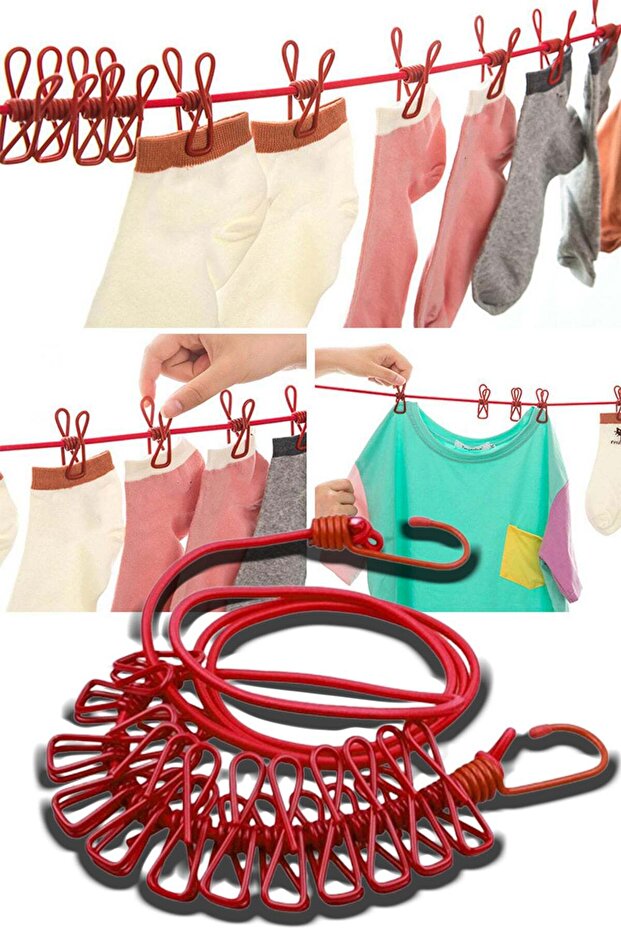 🧺 MANDALLI ÇAMAŞIR İPİ - 5