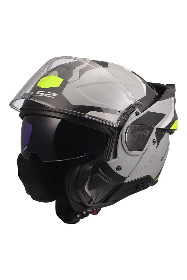 Advant 2 Trıple Mat Gri- Siyah-neon Sarı Kask - 8