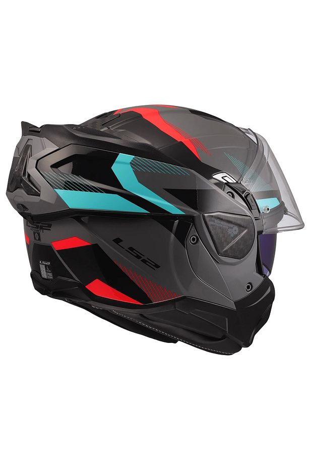 Advant 2 Trıple Gri-kırmızı-siyah- Kask - 4