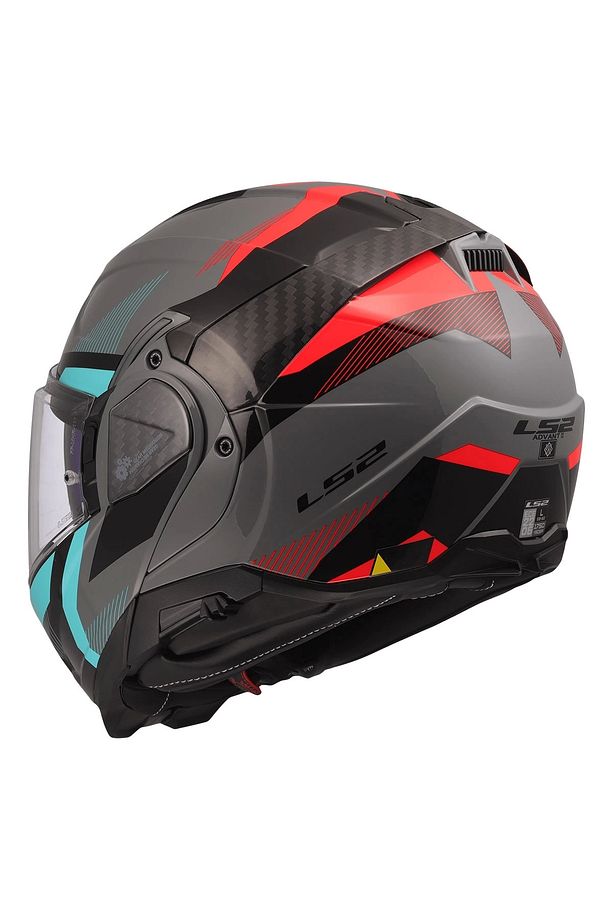 Advant 2 Trıple Gri-kırmızı-siyah- Kask - 8