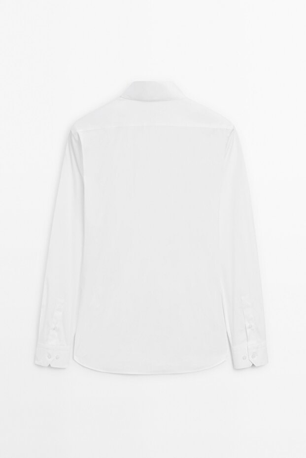 Esnek slim fit gömlek - 8