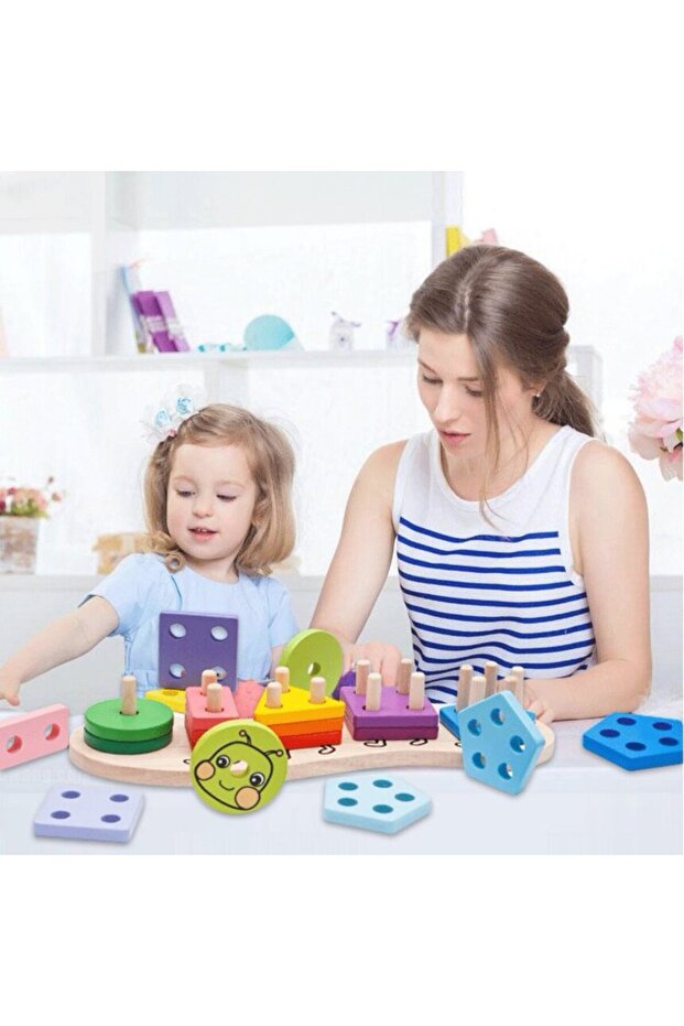 - مجموعة ألغاز فرز الأشكال الهندسية - 3