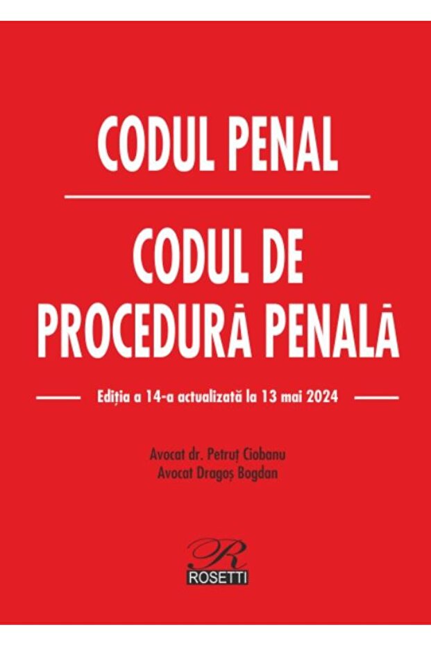 Criminal Code. Criminal Procedure Code. 1st Edition - 1