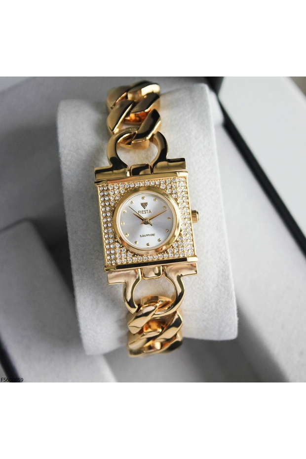 Fs600859 Women's Wrist Watch with Steel Band