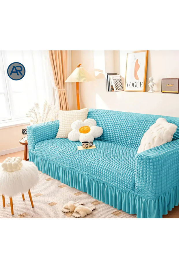 Bürümcük 3-Person Elastic Standard Sofa, Couch, and Daybed Cover