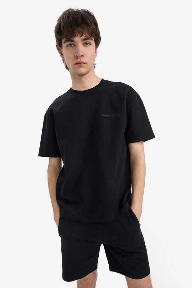 Erkek Penye Şort B8674ax/bk81 Black - 3