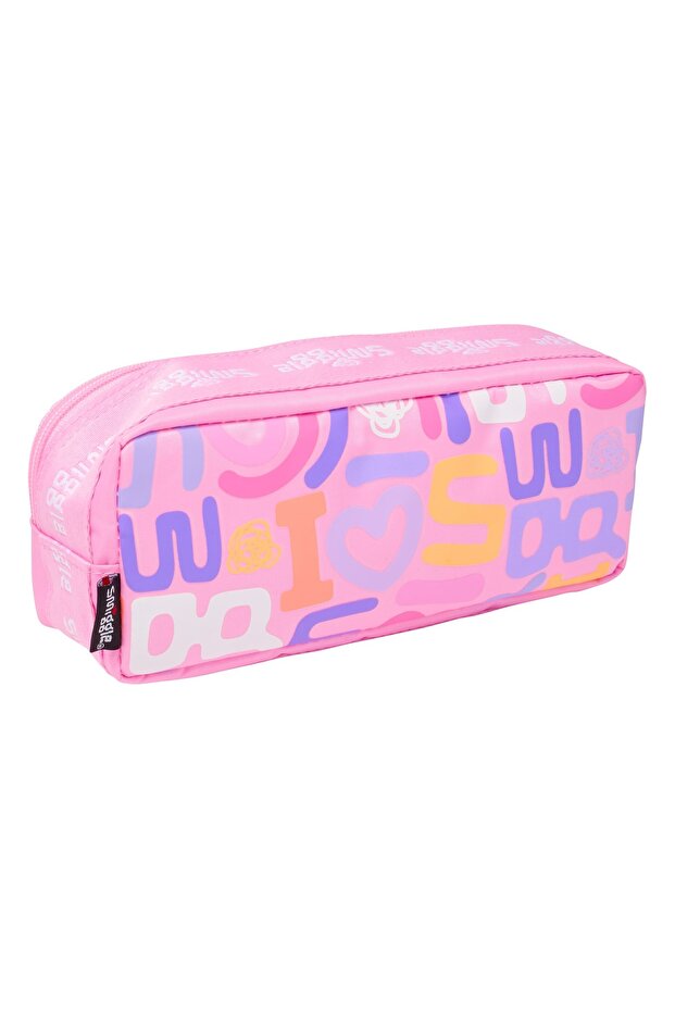 Colorful Embroidered Rectangular Pencil Case - 2