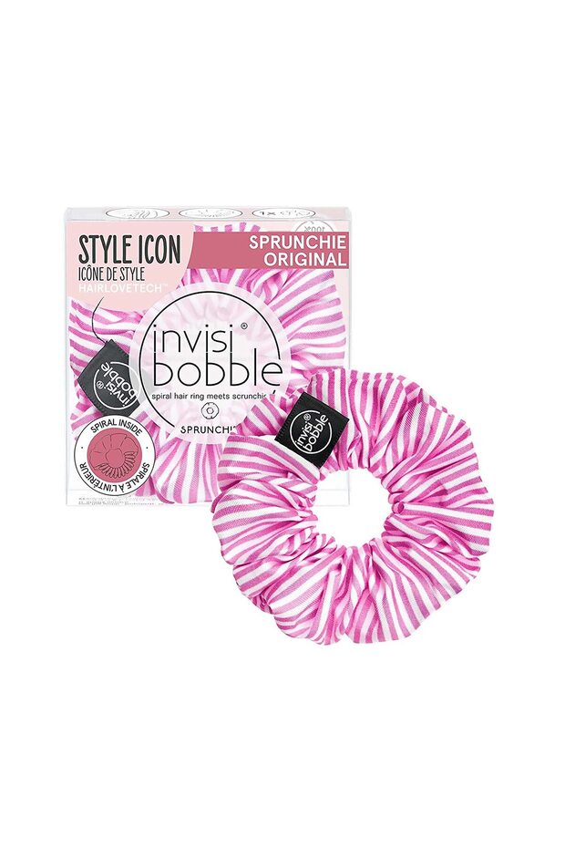 Sprunchie Stripes Up Pink