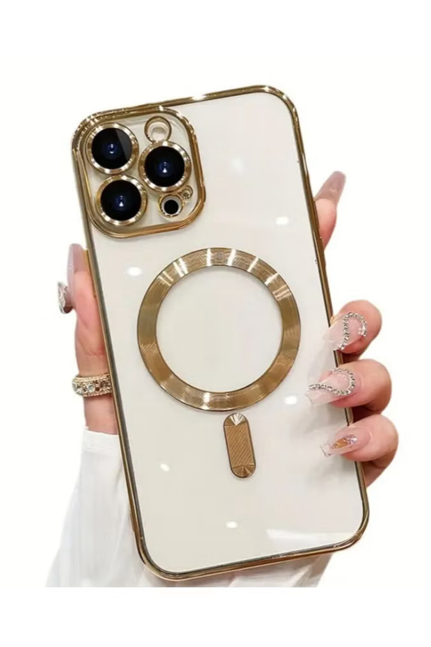 حافظة ip 16 pro الإصدار الذهبي - 1