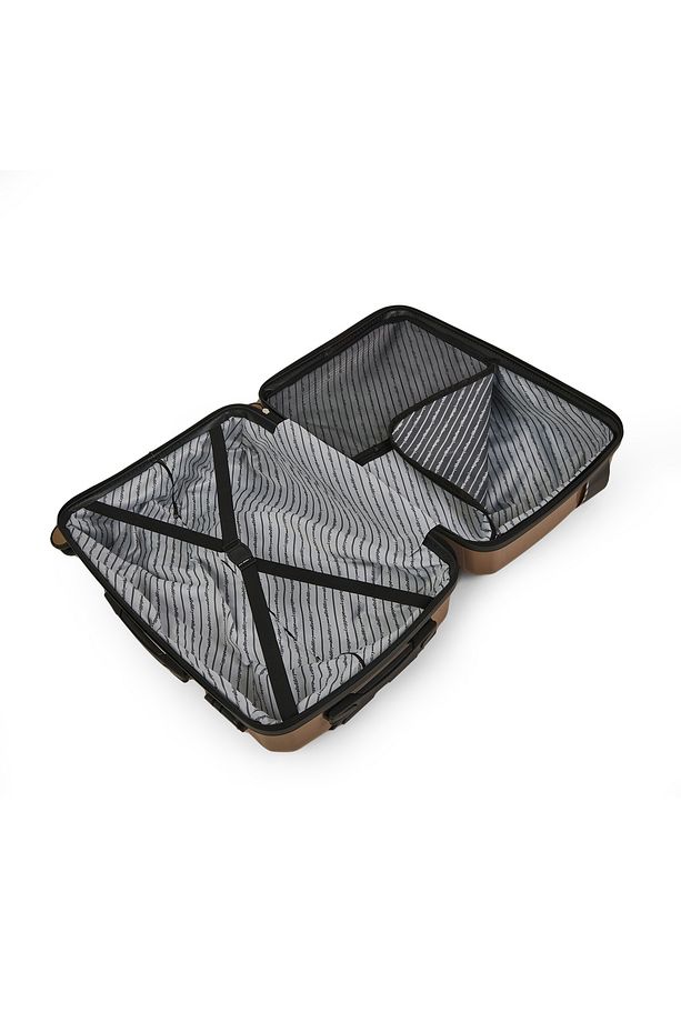 AVVIO PP Orta Boy Valiz - Altın - 68x37x27 cm - 5
