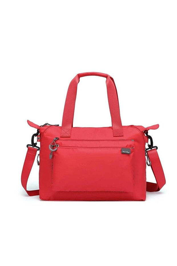 Extra Light Fabric Daily Women's Shoulder Bag Bc 3139 - Red
