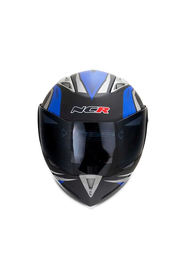 Çene Açılır Kask Mavi Siyah - 3